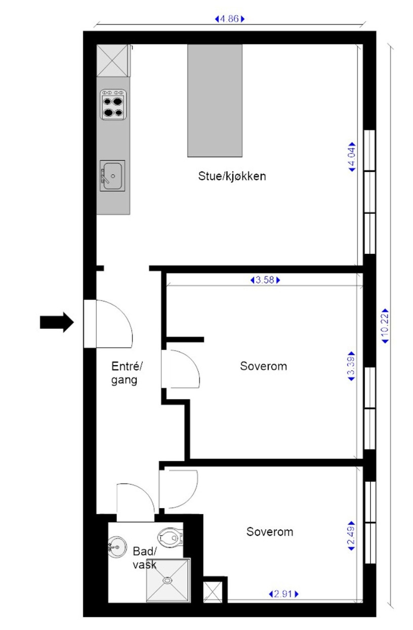 Planløsning // Floor plan